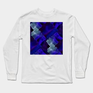 Watercolor chaotic shapes Long Sleeve T-Shirt